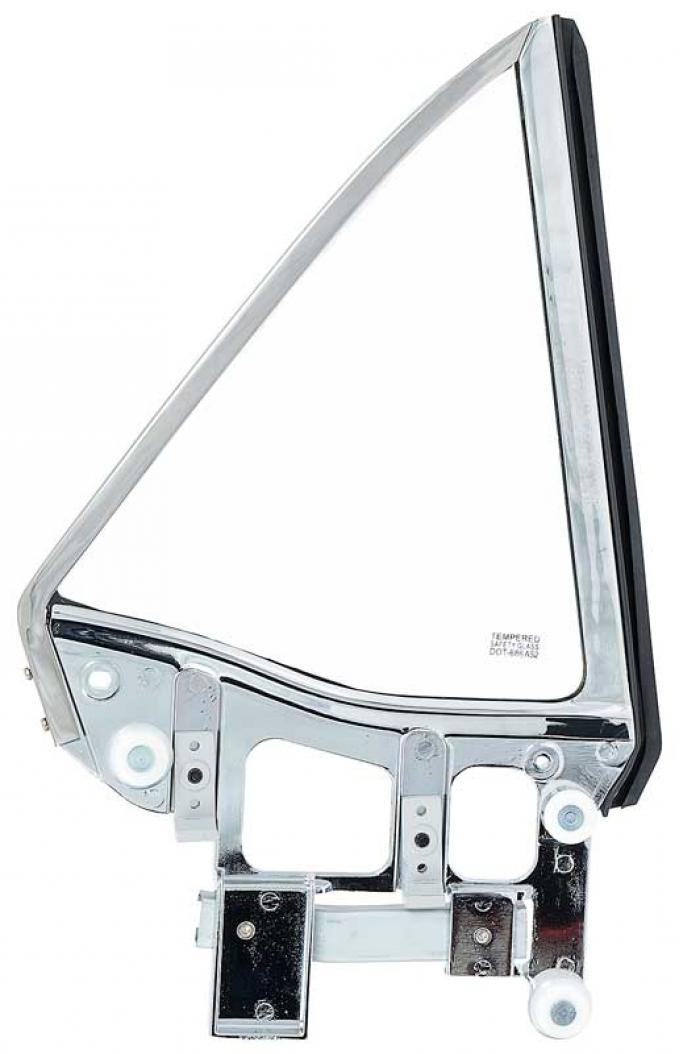 OER 1967-68 Mustang, Quarter Window Assembly, Convertible, With Clear Glass, RH 29959N