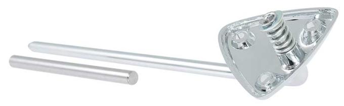 OER 1967-70 Mustang, Cougar, Sunvisor Bracket and Rod Assembly, Coupe and Fastback, Pair PV6PR