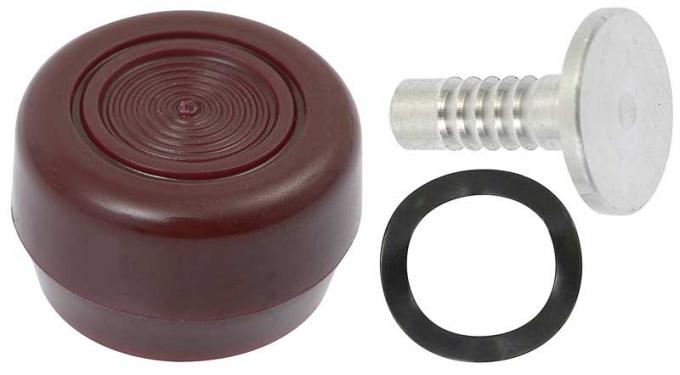 OER 1968-73 Window Crank Handle Knob - Maroon 23352DR