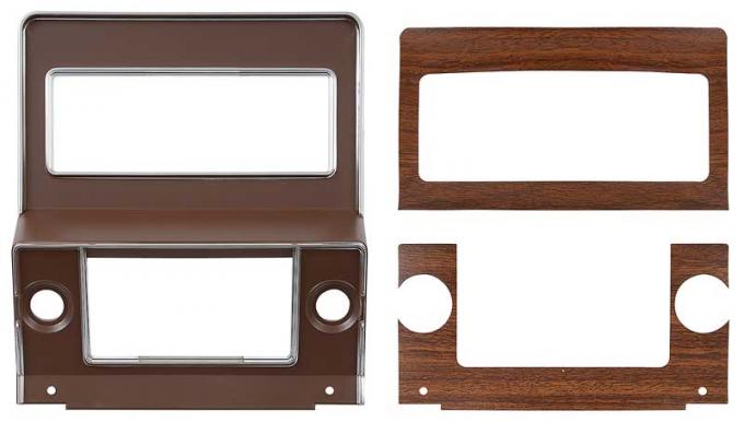 OER 1969-70 Mustang Radio Control Bezel Woodgrain 18842B