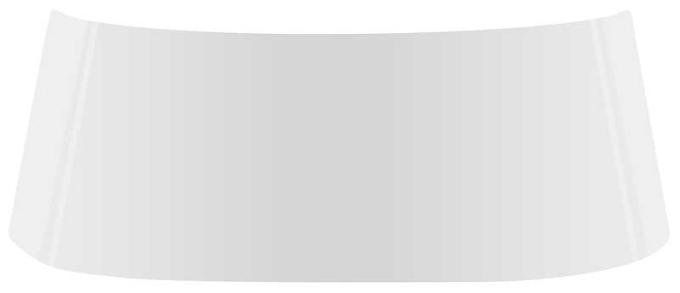 OER 1969-70 Mustang Fastback, Front Windshield Glass, Clear, 03100D
