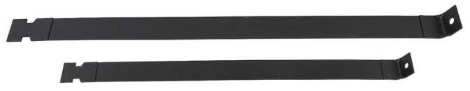 OER 1980-96 Ford F100, F150, F250, F350 Pickup Truck, Side Mount Gas Tank Straps, 16 Gallon Capacity, Pair TR9057C