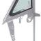 1964-66 Ford Mustang, Vent Window Assembly, LH Driver Side, Tinted Glass