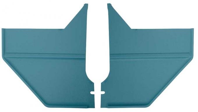 OER 1967-68 Ford Mustang, Coupe/Fastback, Kick Panels, Turquoise / Aqua 2340706