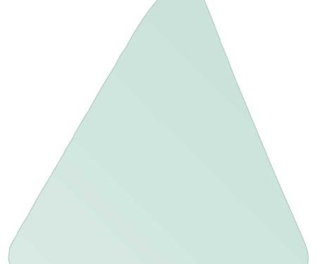 OER 1971-73 Mustang, Cougar, Quarter Glass, Green Tint, Coupe, Hardtop, Drivers Side 29710JLT