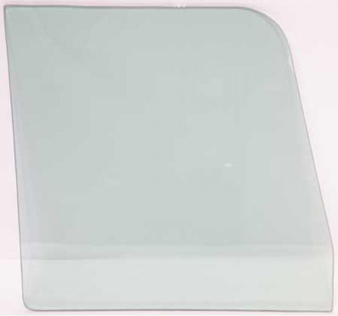 1955-59 Chevy, GMC Truck, Front Door Window Glass, Green Tint, RH or LH, Each
