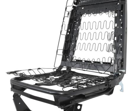 1966-77 Ford Bronco, Bucket Seat Frame Assembly, Seat Back & Bottom, With Track, RH, Passenger Side