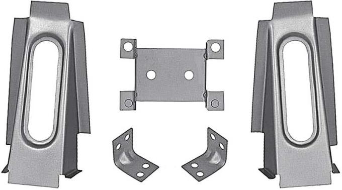 1964-66 Ford Mustang, Convertible Body Bracket Kit, 5 Piece Set
