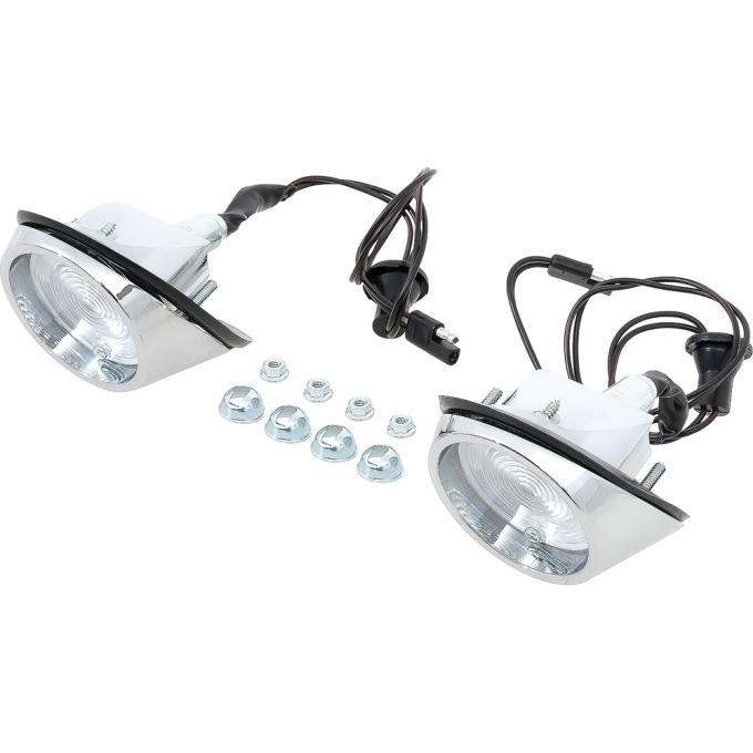 1967-68 Mustang Back Up Lamps - LH and RH Assemblies