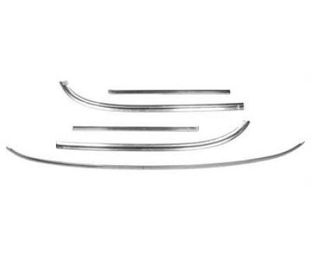 OER 1969-70 Mustang, Windshield Molding Set, Fastback, 5 Piece Set 03145B