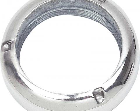 1951-59 Bel Air, 150, 210, Nomad, 1955-59 Chevrolet/GMC Truck, Ignition Switch Nut, 3 Slot, Polished Stainless