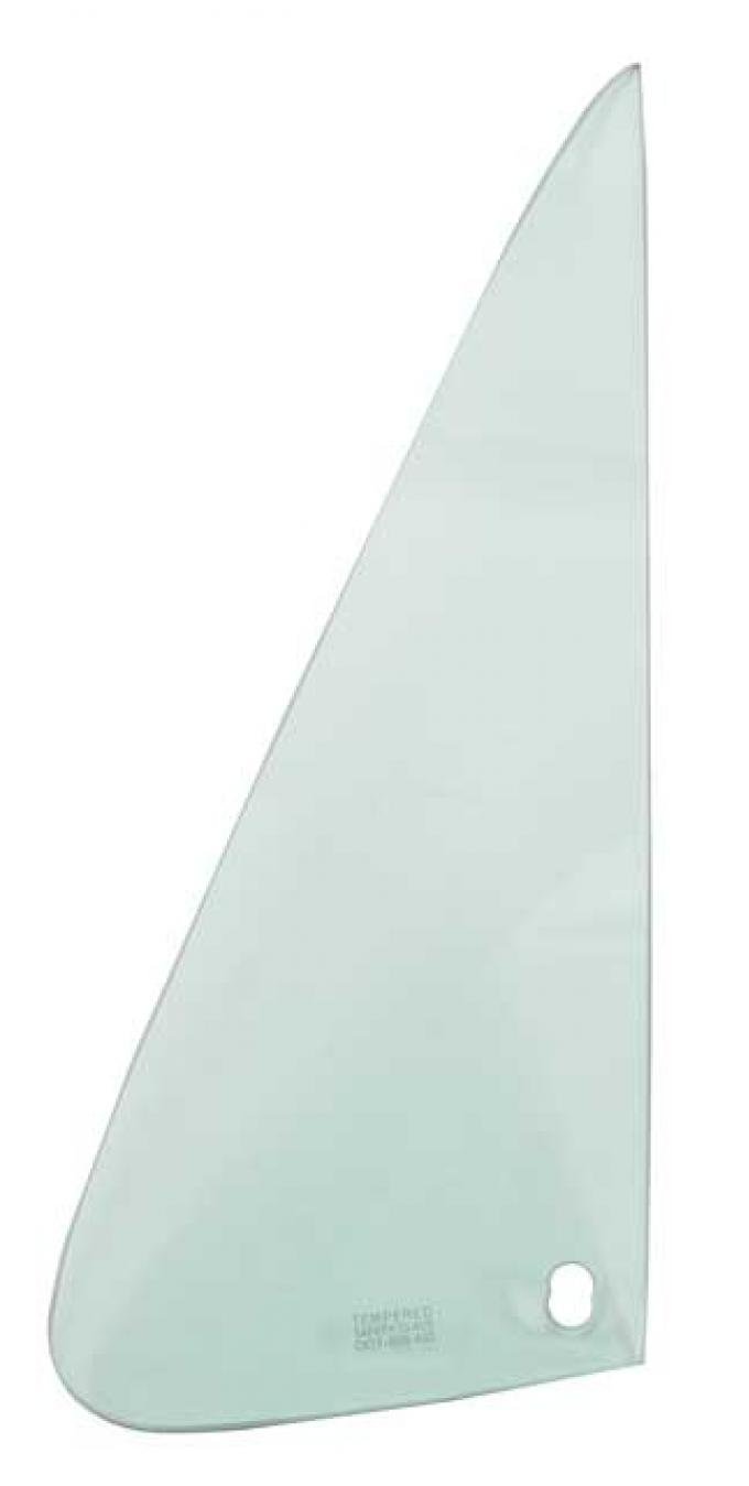 OER 1973-79 GM Truck Tinted Tempered Door Vent Glass - LH - 8" x 18" - 1 Hole VT73792T