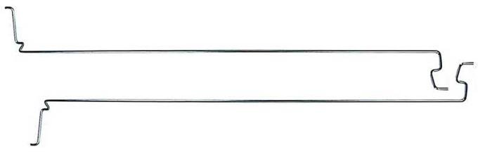 OER 1964-66 Ford Mustang, Coupe/Convertible, Trunk Lid Hinge Torsion Rods, Pair 44890B