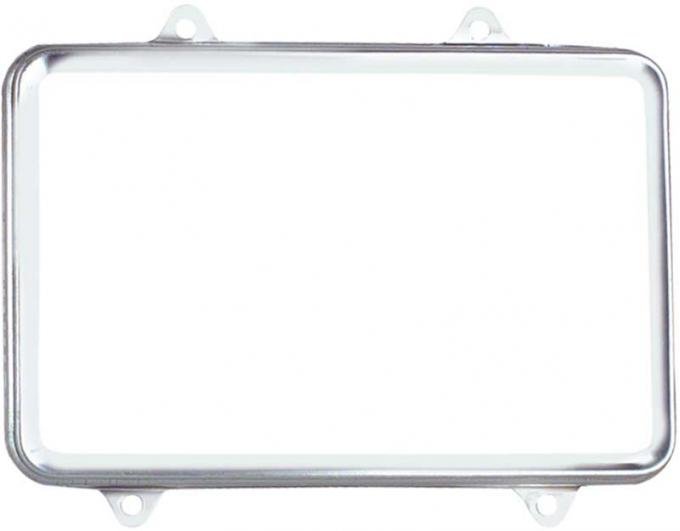 OER 1976-88 GM, Headlamp Retaining Ring, Rectangular Style, Stainless Steel, 4 Lamp Design, Each 5966170