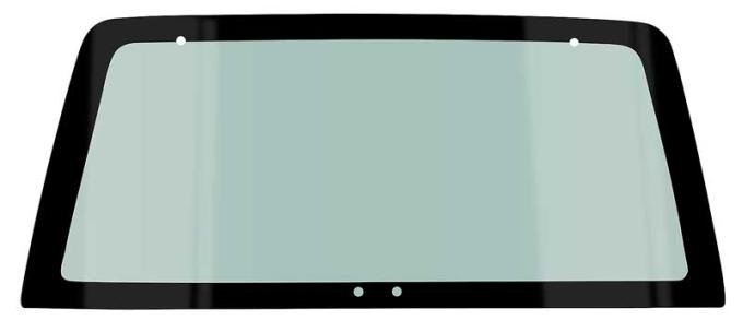 1983-91 S-10 Blazer, S15 Jimmy, Rear Liftgate Glass, Non-Heated, 4-Hole, Light Green Tint