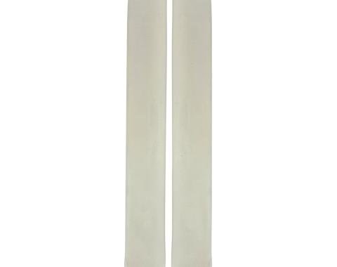 OER 1967-68 Ford Mustang, Windshield Pillar Pads, Parchment 3598726