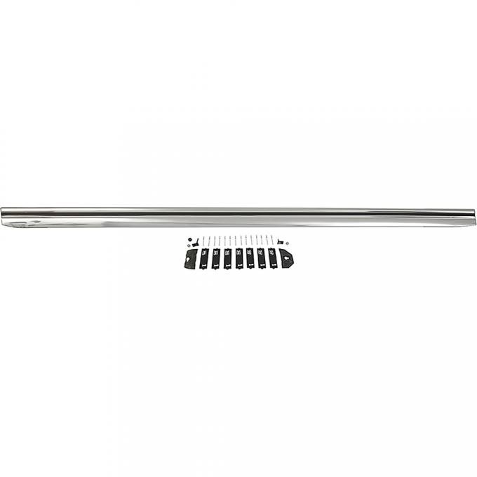 1971-73 Mustang, Rocker Panel Molding, With Hardware, LH, Driver Side