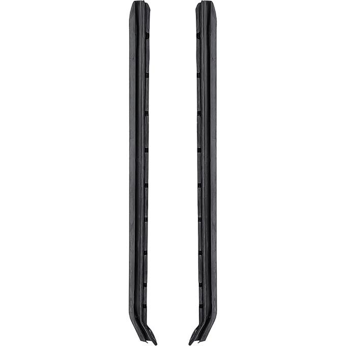 OER 1965-68 Ford Mustang, Mercury Cougar Coupe, Quarter Window Vertical Weatherstrip, Pair 30146AB