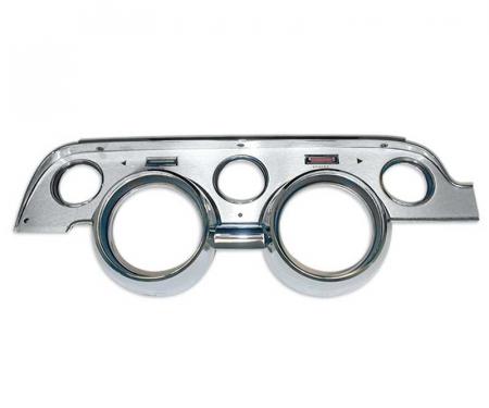 OER 1967 Ford Mustang, Dash Gauge Bezel, Deluxe Interior, Aluminum Finish 10838E
