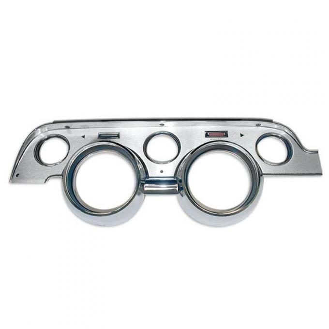 OER 1967 Ford Mustang, Dash Gauge Bezel, Deluxe Interior, Aluminum Finish 10838E