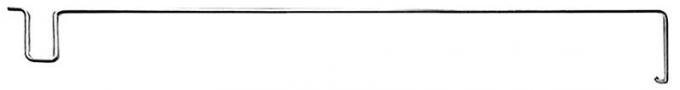 OER 1969-70 Mustang, Trunk Torsion Rod, Convertible 44890E