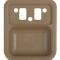 OER 1967-72 Ford F-100, F-250, F-350, 1968-69 Falcon, Fairlane, Galaxie, Door Panel Arm Rest Cup, Tan TR24142B1