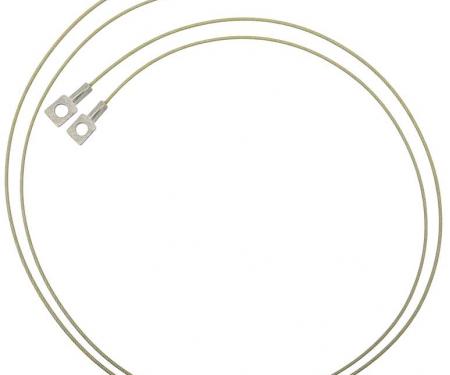 OER 1989-90 Mustang 35" Convertible Top Tension Cables 80L011