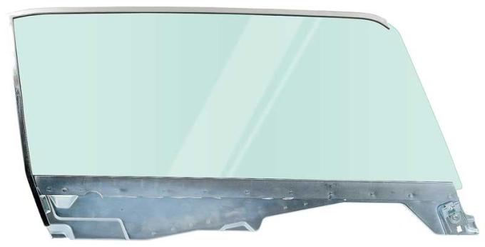 1964-66 Mustang, Door Glass Assembly, Convertible, Tinted Glass, Passenger Side