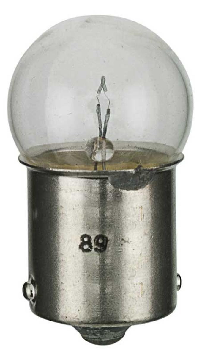 Bayonet Bulb, G-6 Single Contact, Clear, 6 CP, 12 Volt