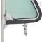 1964-66 Chevy, GMC Truck, Vent Window Assembly, Chrome Frame, Tinted Glass, Driver Side