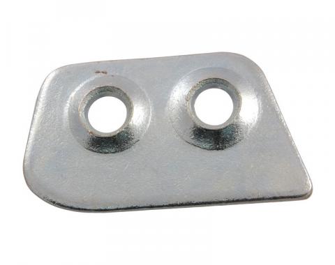Dennis Carpenter Door Latch Striker Aux Plate - Right - 1961-66 Ford Truck, 1957-63 Ford Car C3SZ-6322014-A