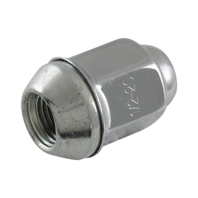 Dennis Carpenter Lug Nut - Chrome - 1/2 x 20 x 1.5 inches  E5TZ-1012-A