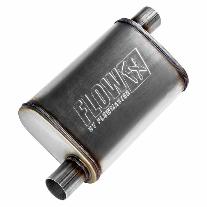 Flowmaster 8042541 Stainless 40 Series Muffler, 2.50 In/Out